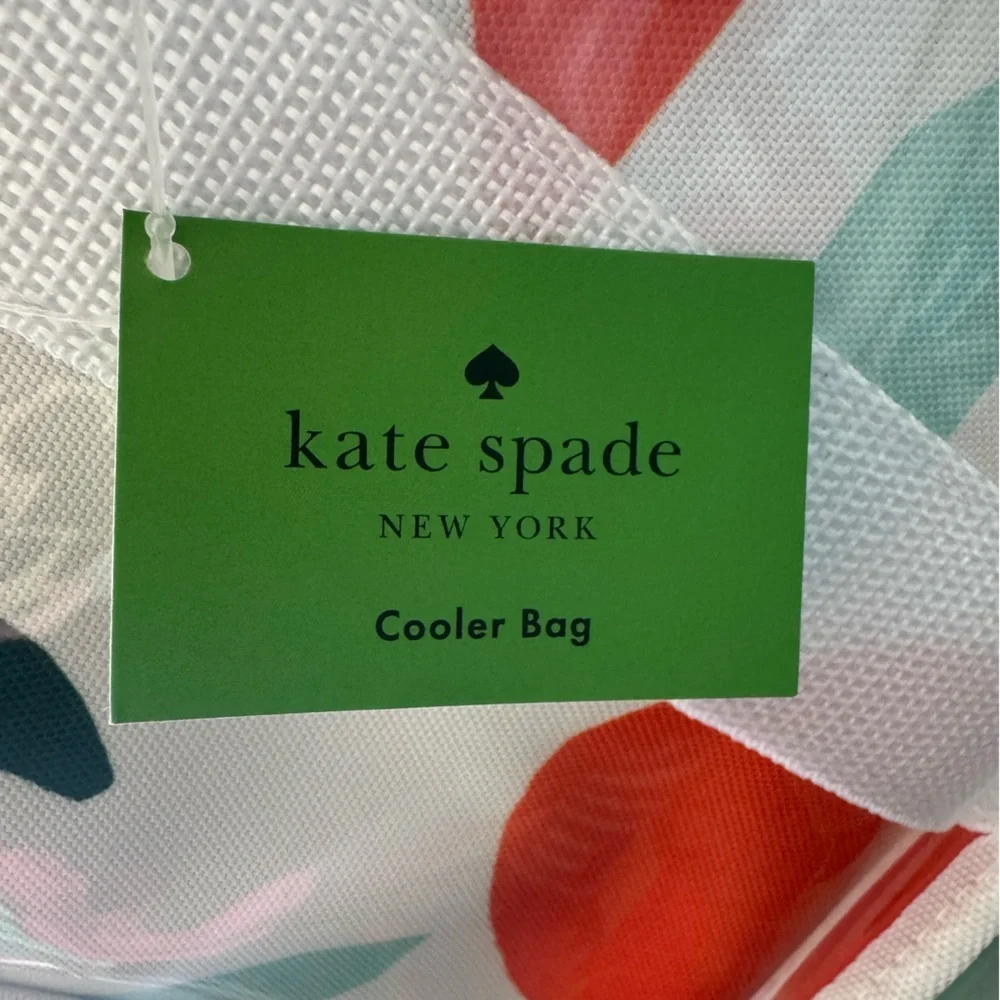 Kate Spade Colorful fruit design coolerTote Bag w/ plastic coating,zipper,straps